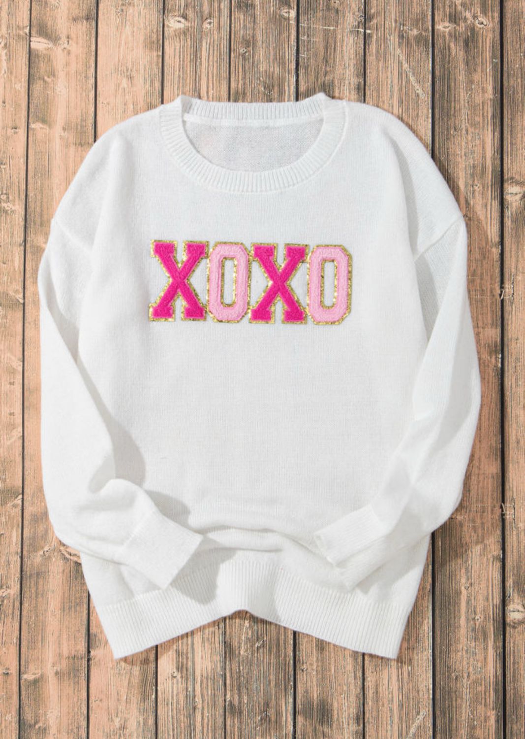 White XOXO Sweater