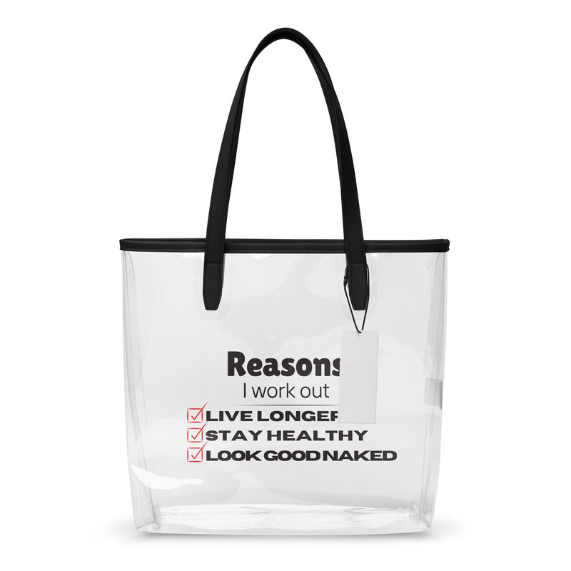 Reasons Clear tote bag