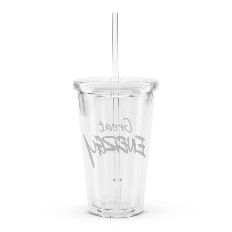 Great Clear plastic tumbler