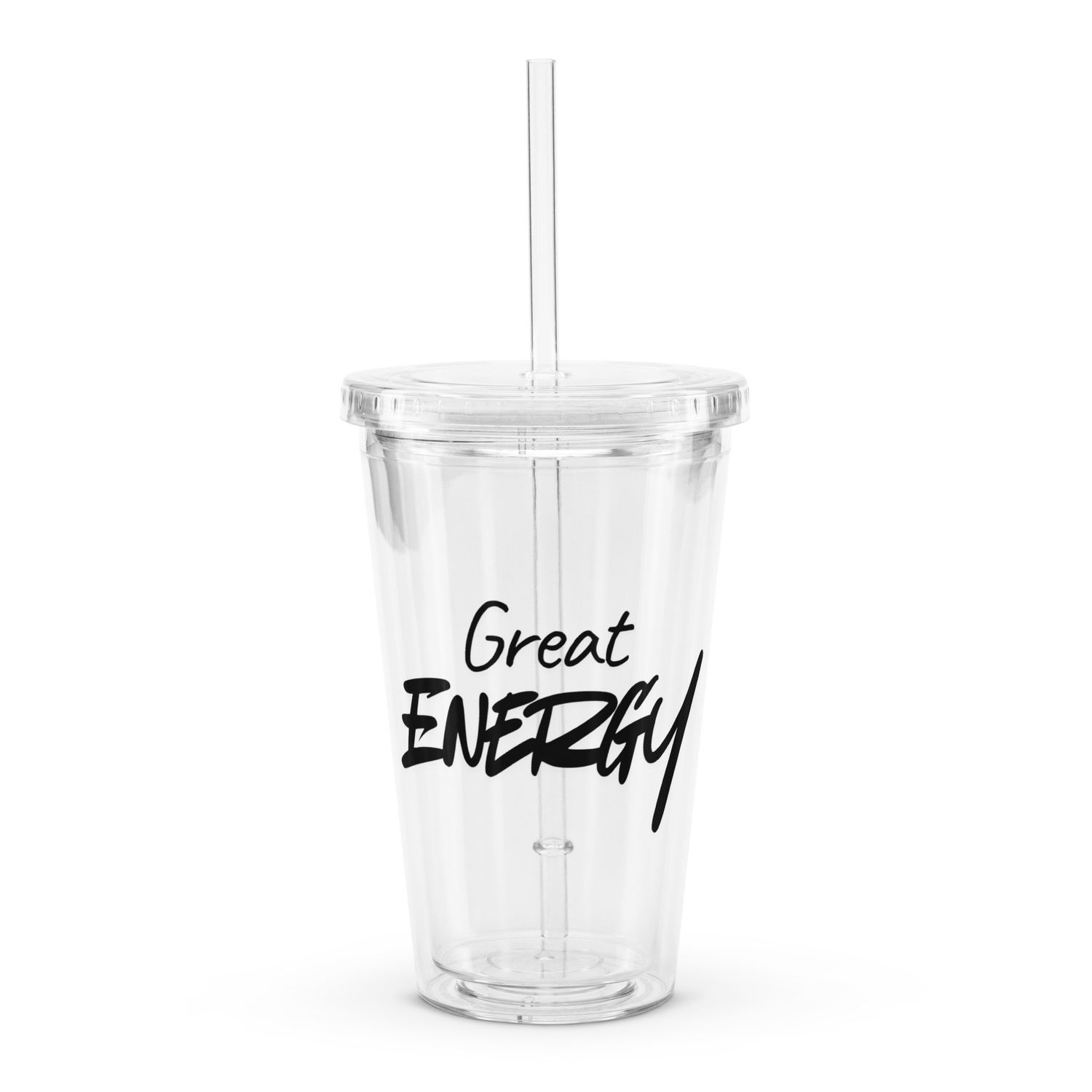 Great Clear plastic tumbler