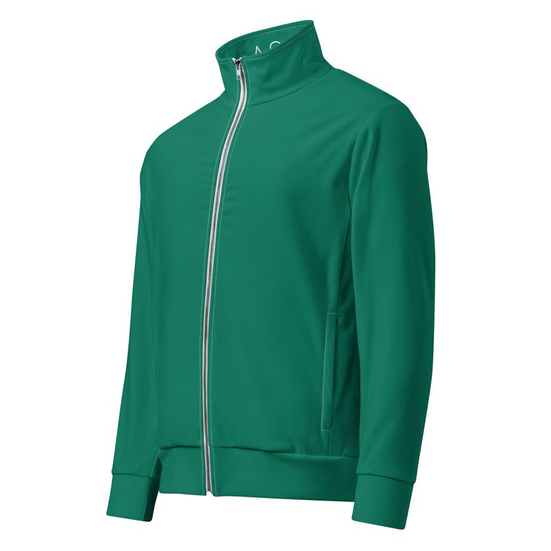 Rainforest Green Unisex track jacket