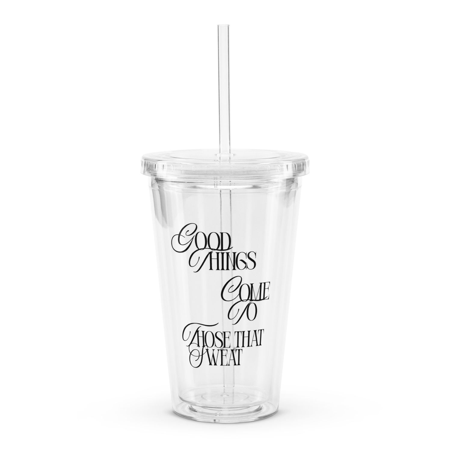 Good Things Clear plastic tumbler