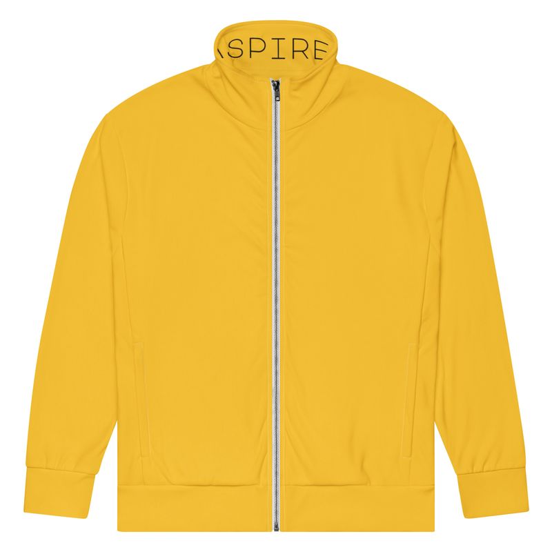 Yellow Unisex track jacket