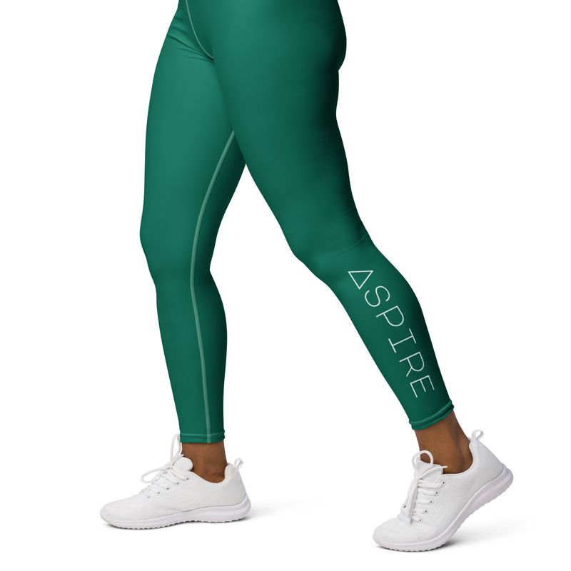 Rainforest Green Yoga Leggings