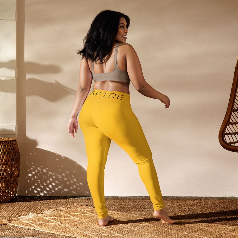 Yellow Yoga Leggings