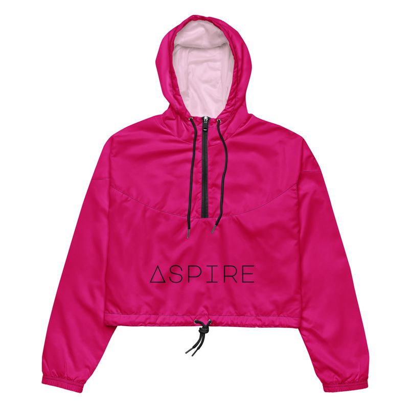  Violet Pink Women’s cropped windbreaker