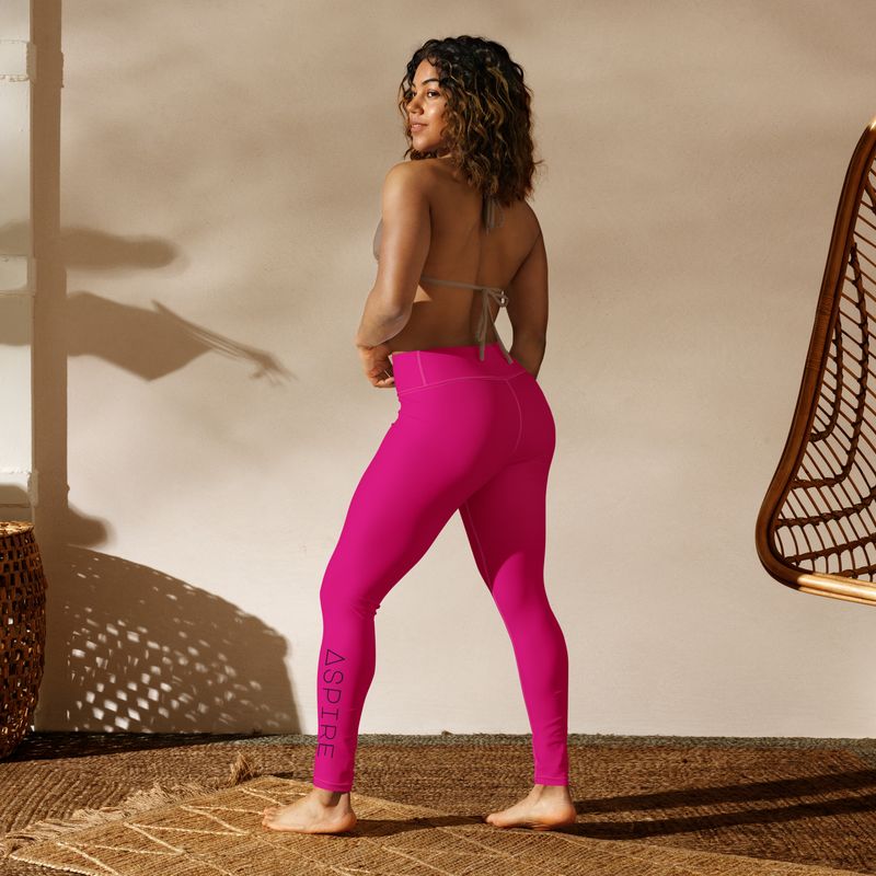 Violet Pink Yoga Leggings