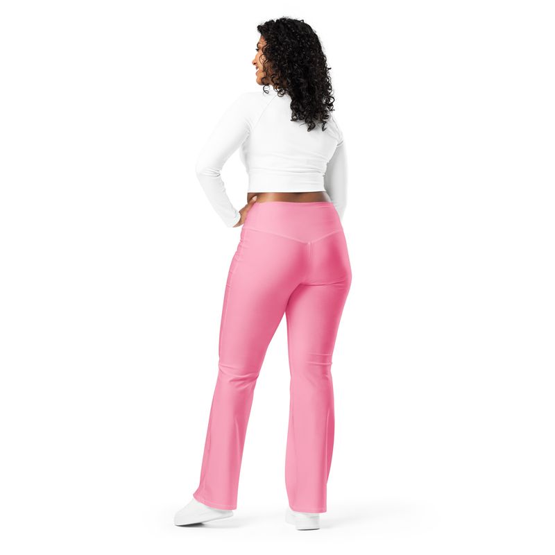 Tickle Me Pink Flare leggings