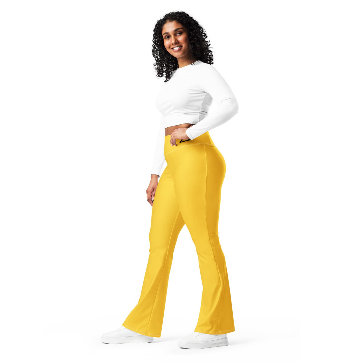 Yellow Flare leggings