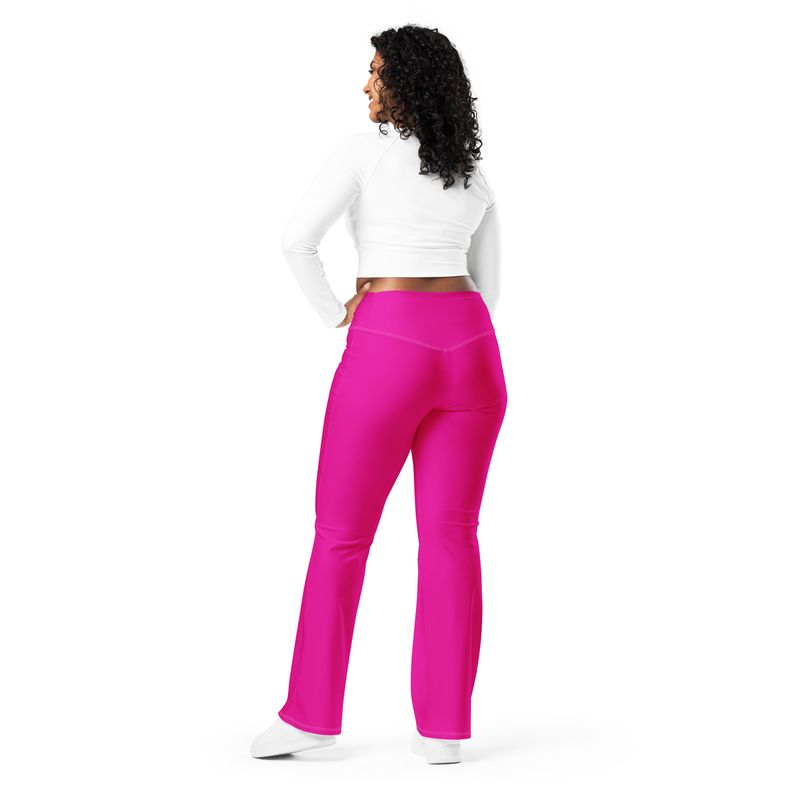 Violet Pink Flare leggings