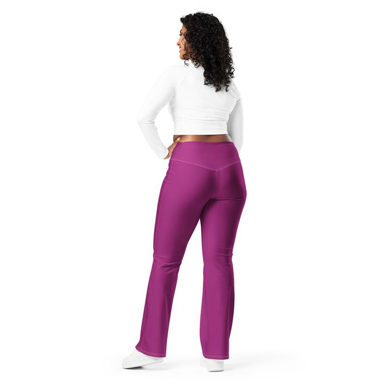 Eggplant Flare leggings