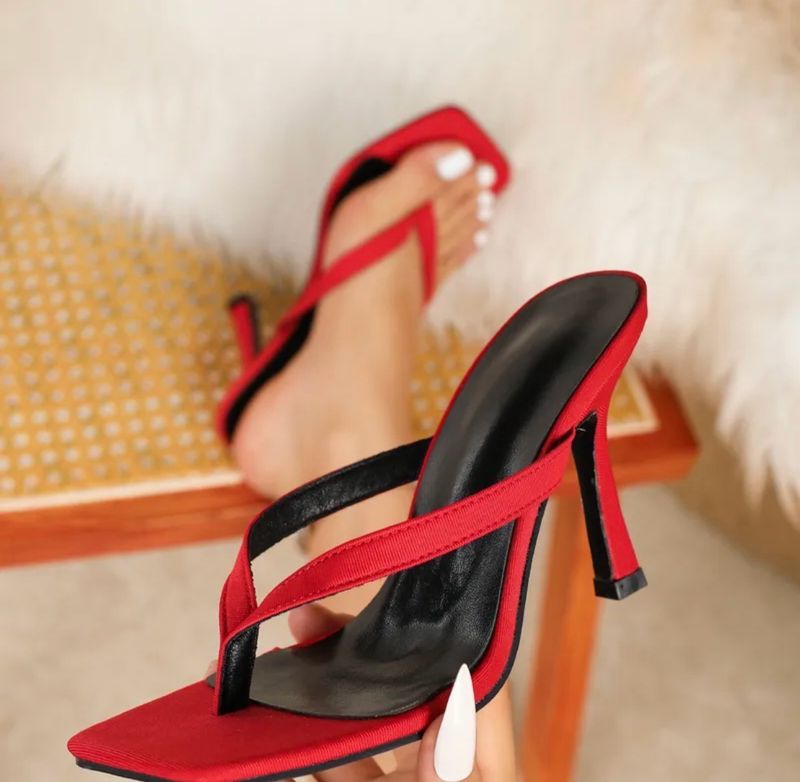 Red Thong Heels (in store purchase only)