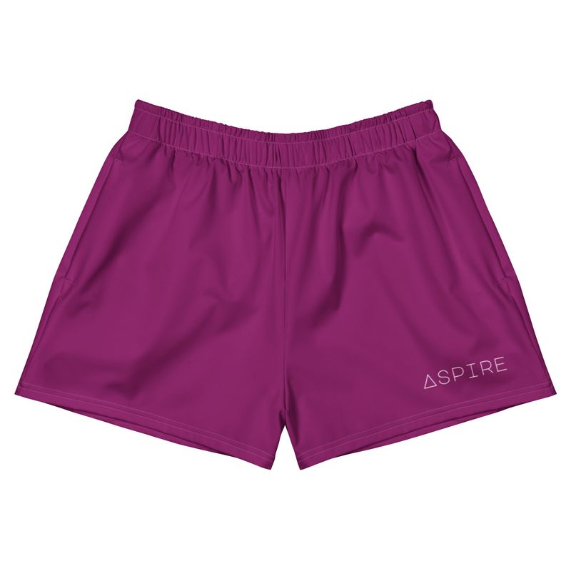 Eggplant All-Over Print Unisex Athletic Shorts
