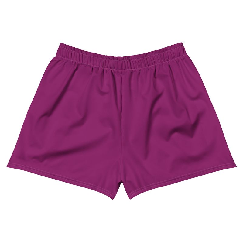 Eggplant All-Over Print Unisex Athletic Shorts