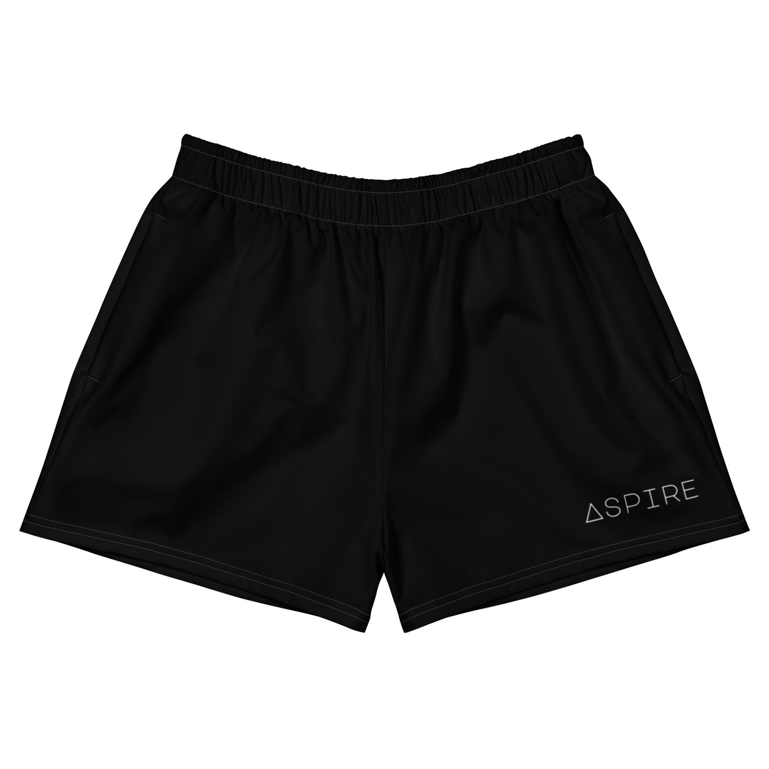 Black All-Over Print Unisex Athletic Shorts