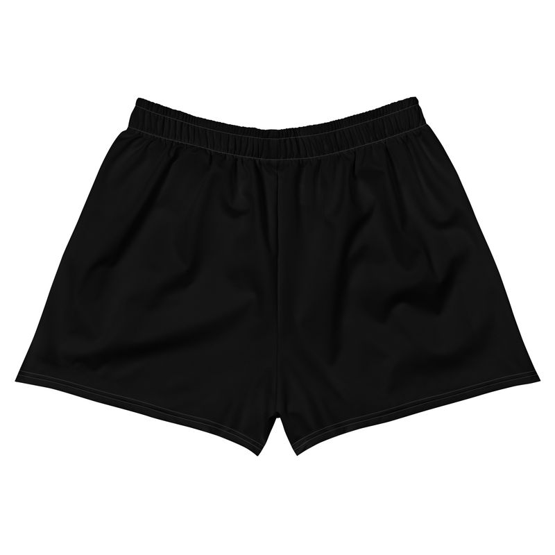 Black All-Over Print Unisex Athletic Shorts