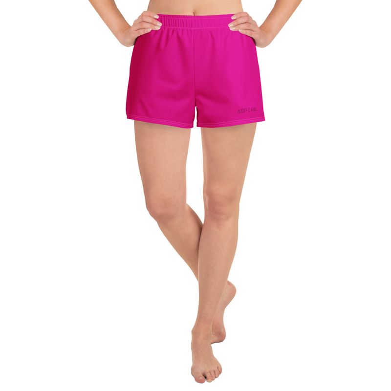 Violet Pink All-Over Print Unisex Athletic Shorts