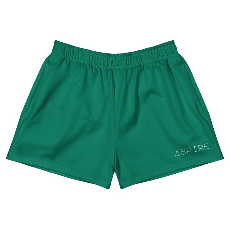 Rainforest Green All-Over Print Unisex Athletic Shorts