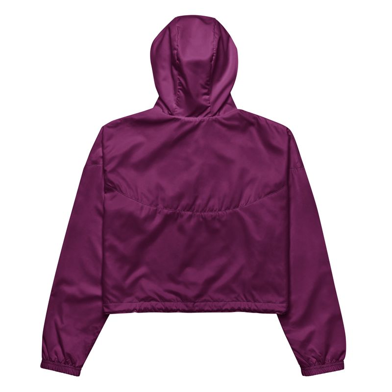 Eggplant Women’s cropped windbreaker