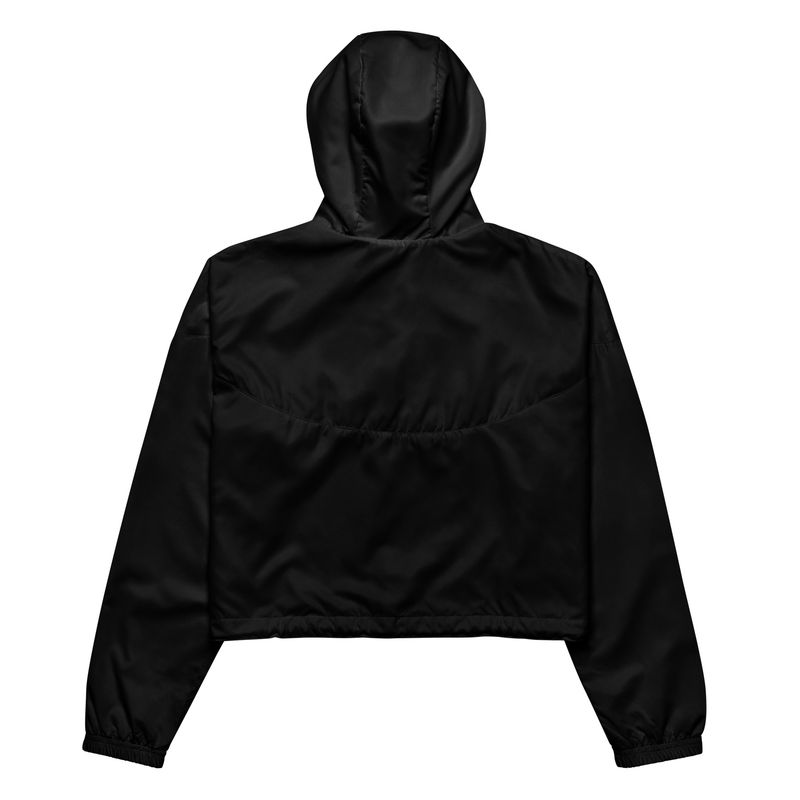 Black Women’s cropped windbreaker