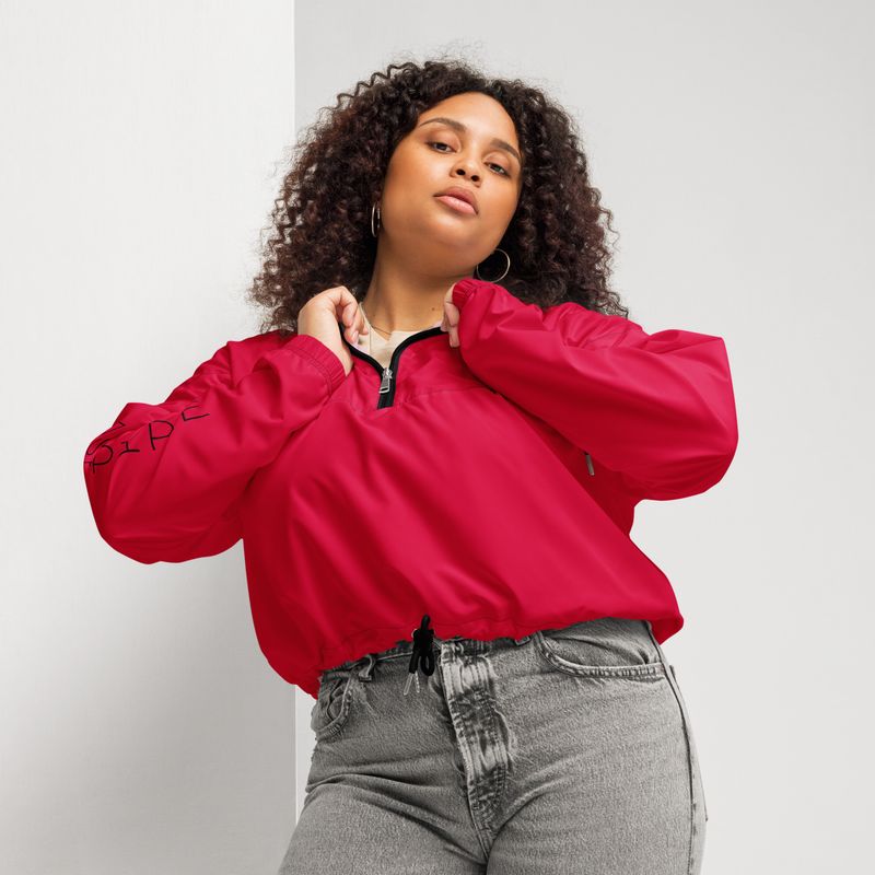 Crimson Women’s cropped windbreaker