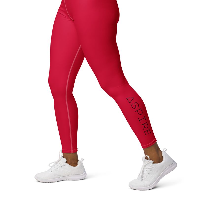 Crimson Yoga Leggings