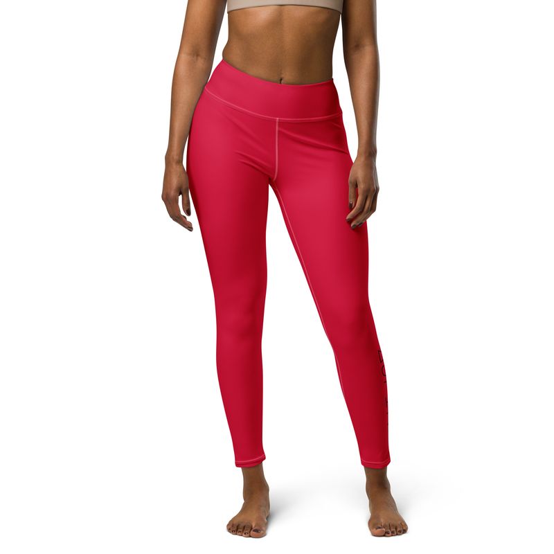 Crimson Yoga Leggings