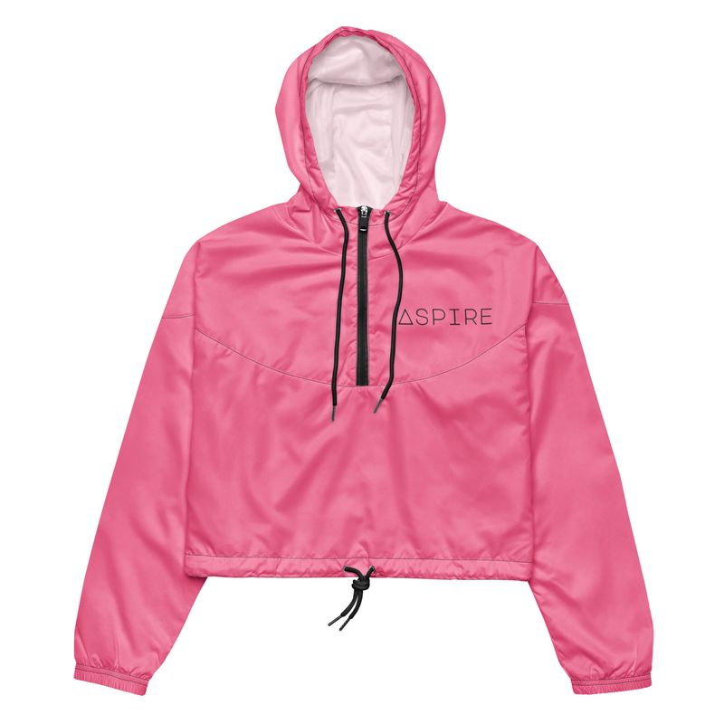 Tickle Me Pink Women’s cropped windbreaker