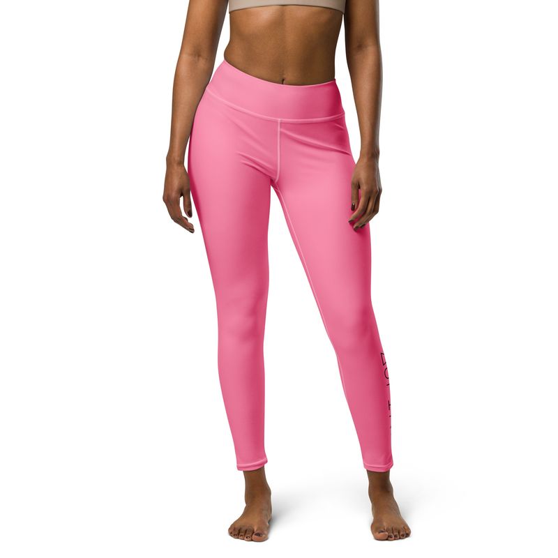 Tickle Me Pink Yoga Leggings