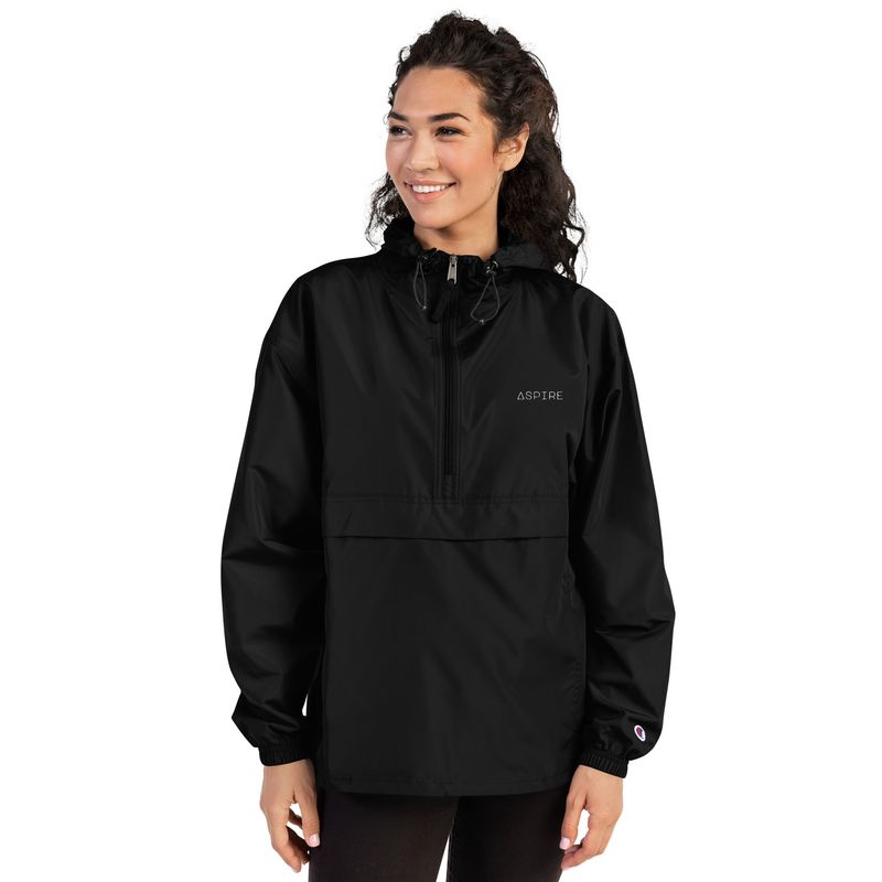 Aspire Embroidered Champion Packable Jacket