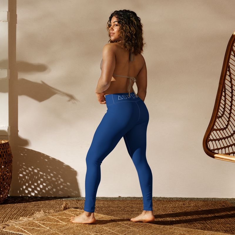 Blue Yoga Leggings