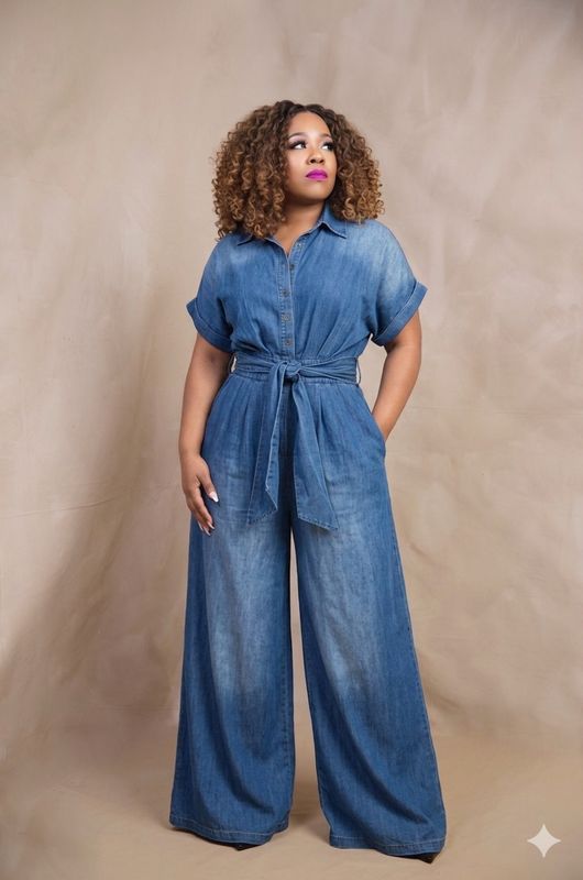 Denim Summer Jumpsuit