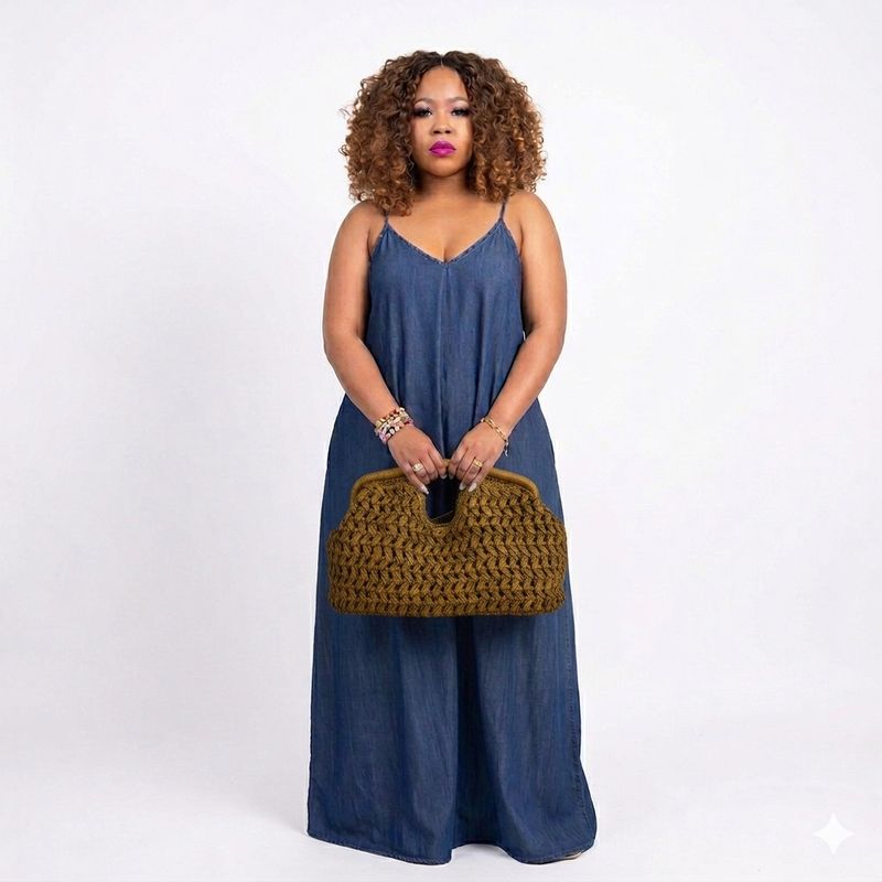Chambray Denim Maxi