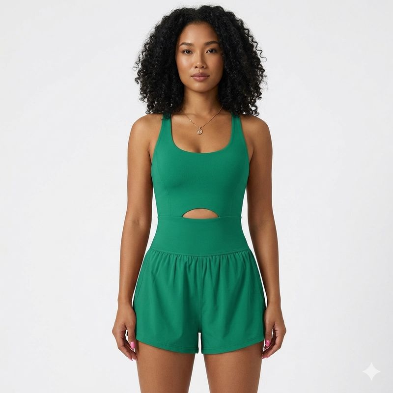 Parakeet Green Peekaboo Romper (preorder)