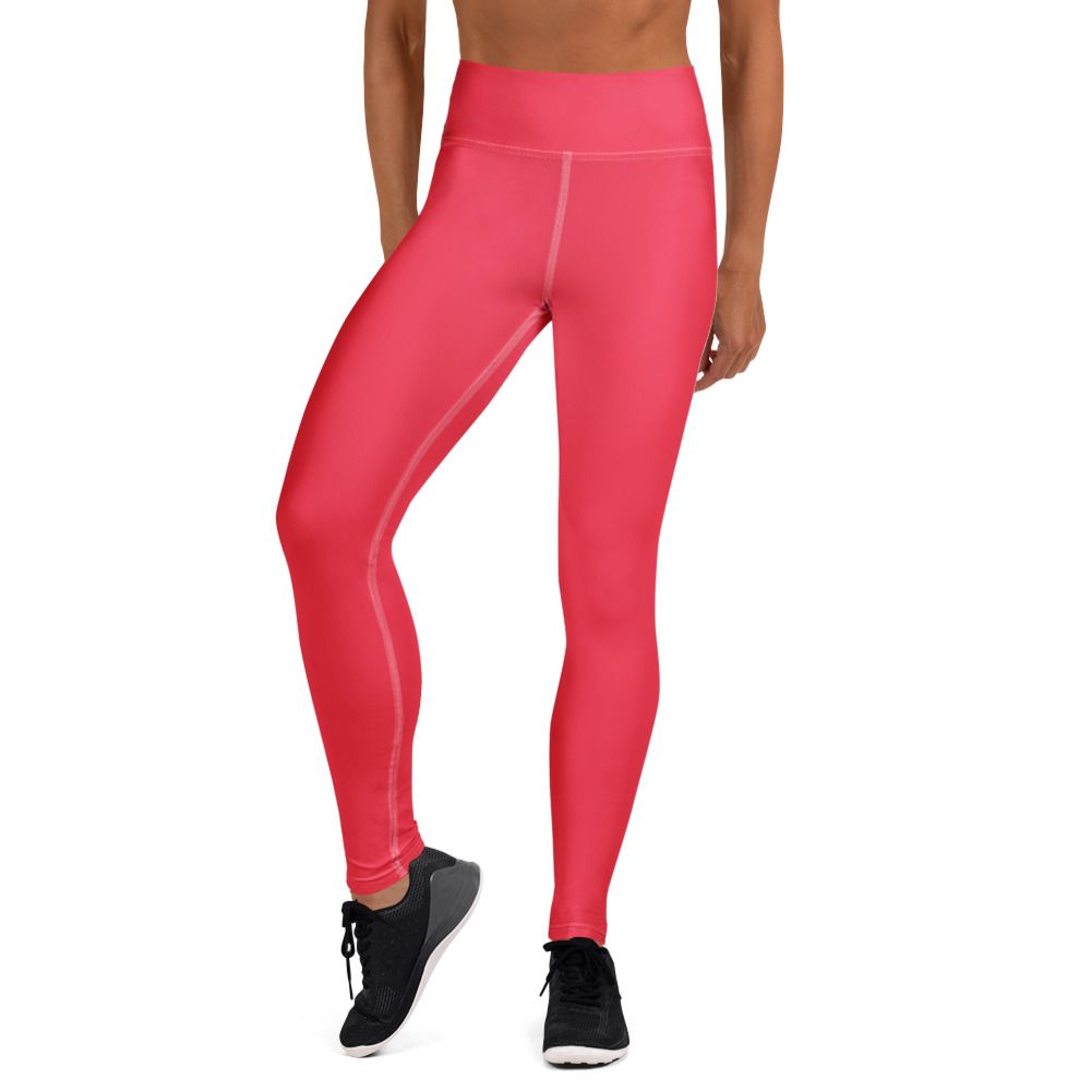 Red Radical Yoga Leggings