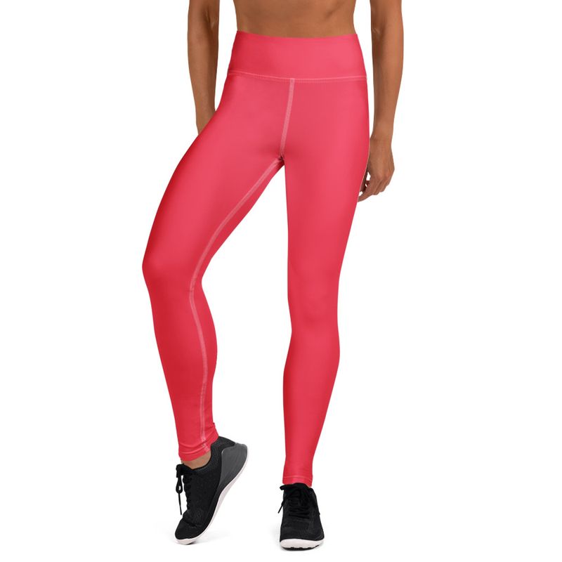 Red Radical Yoga Leggings