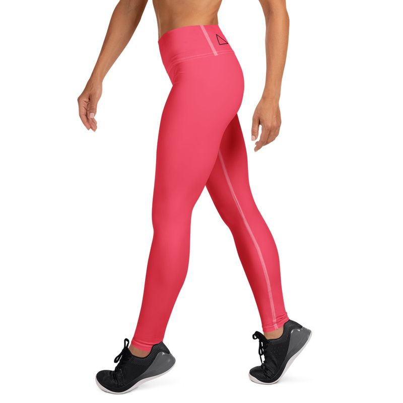 Red Radical Yoga Leggings