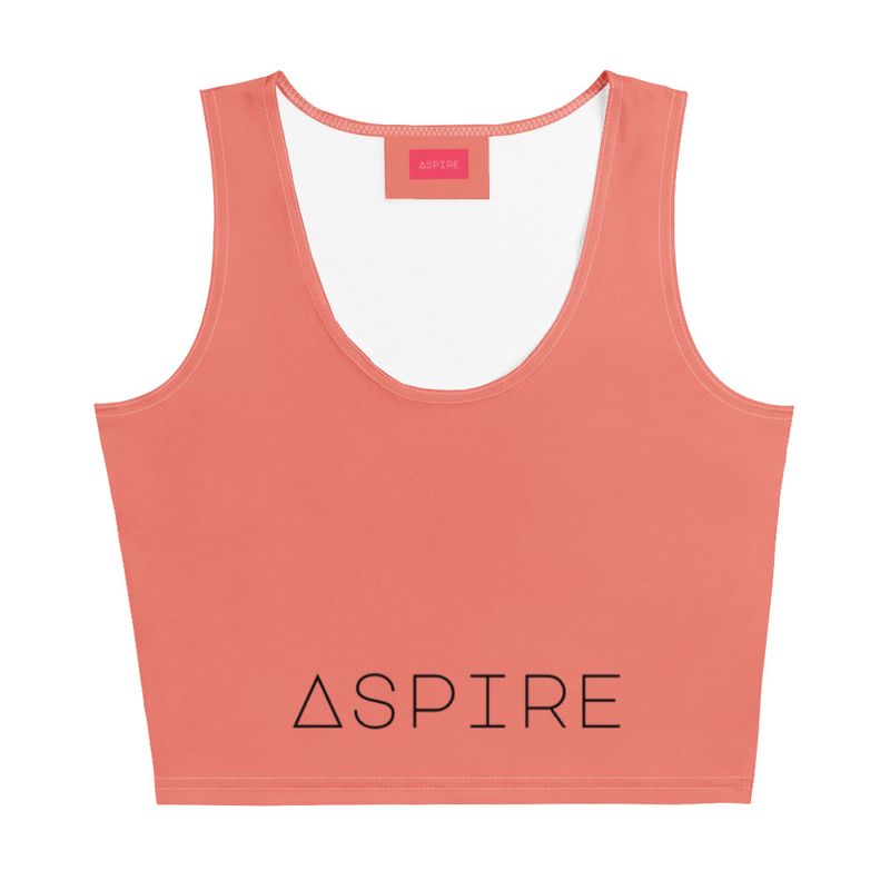 Coral Crop Top