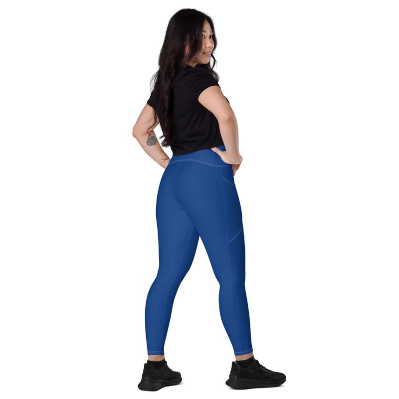 Blue Leggings with pockets