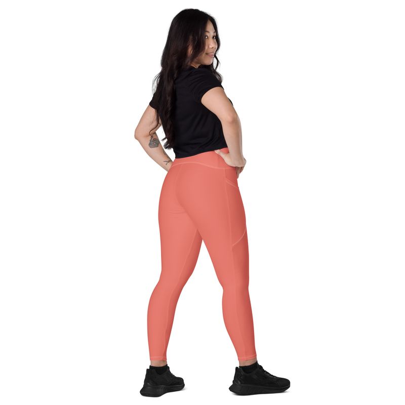 Coral Leggings with pockets