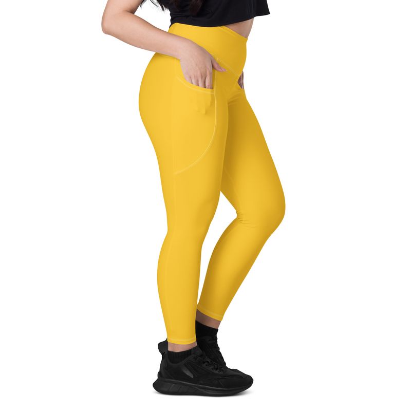 Yellow Leggings with pockets