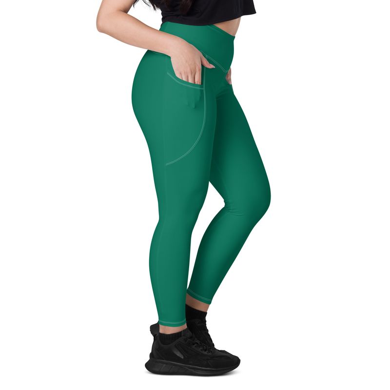 Rain Forest Green Leggings with pockets