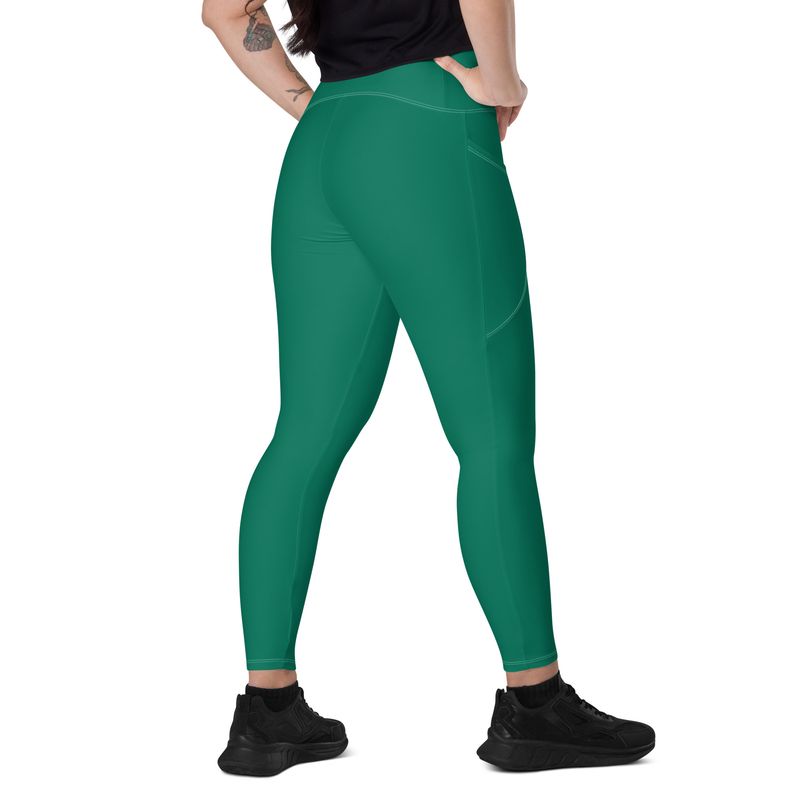 Rain Forest Green Leggings with pockets