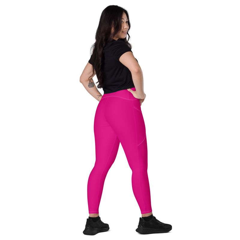 Violet Pink Leggings with pockets