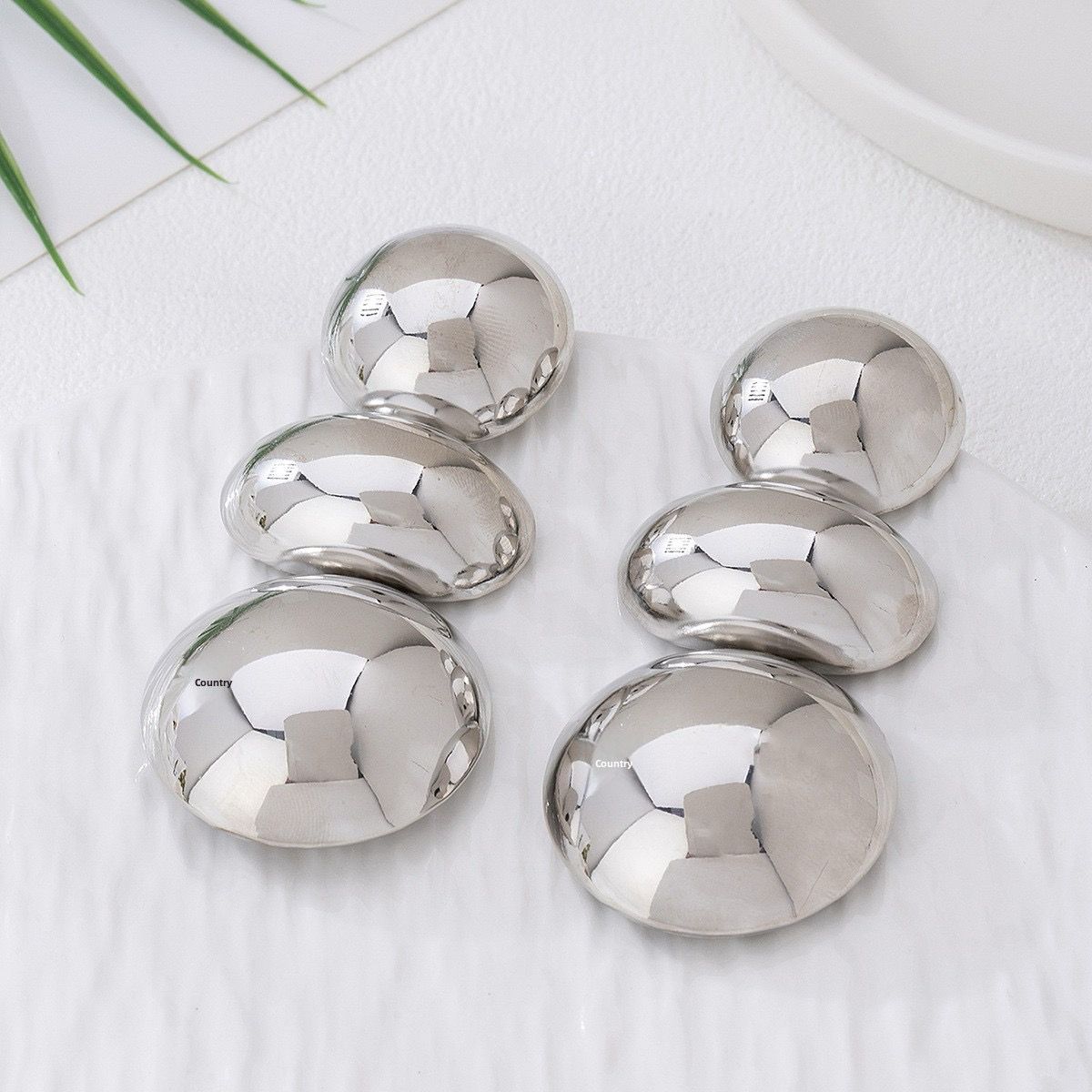 Silver Tiered Drops