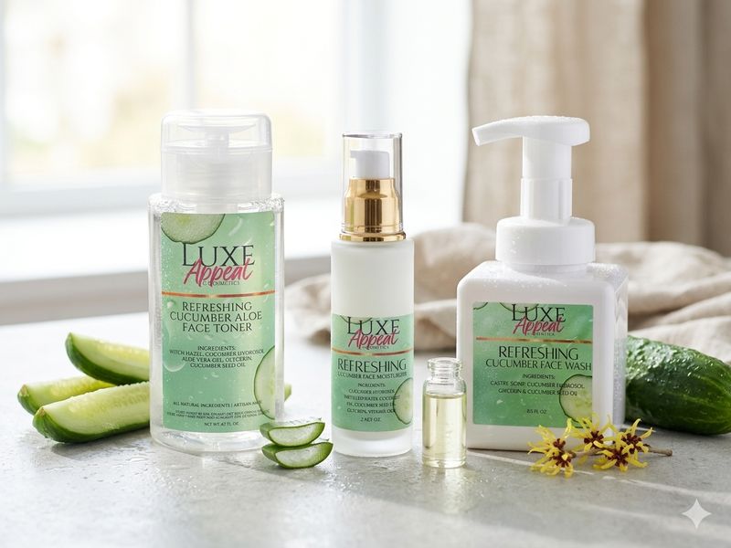 Refreshing Cucumber Face Cleansing System