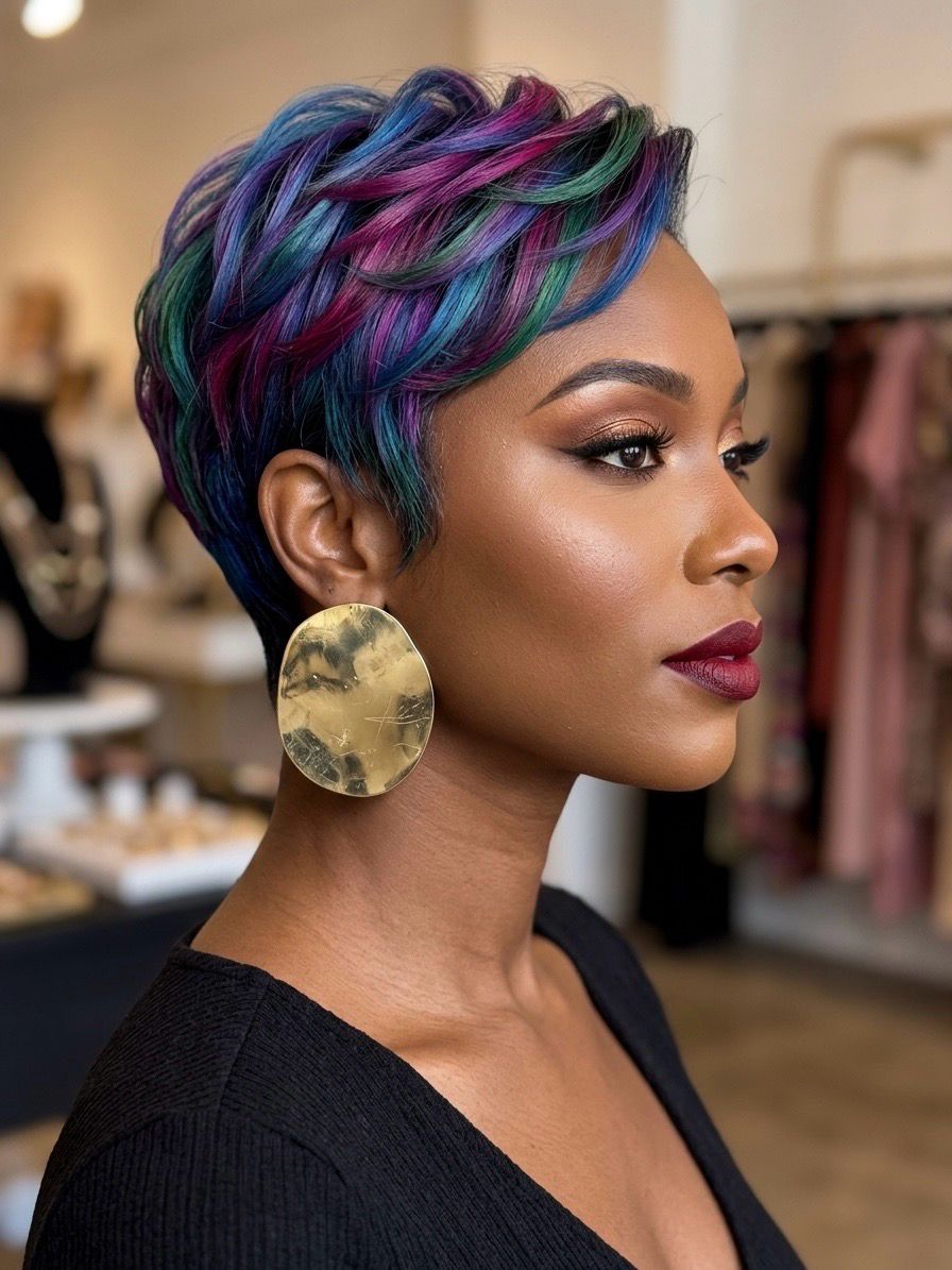 Gold Mirror Earrings