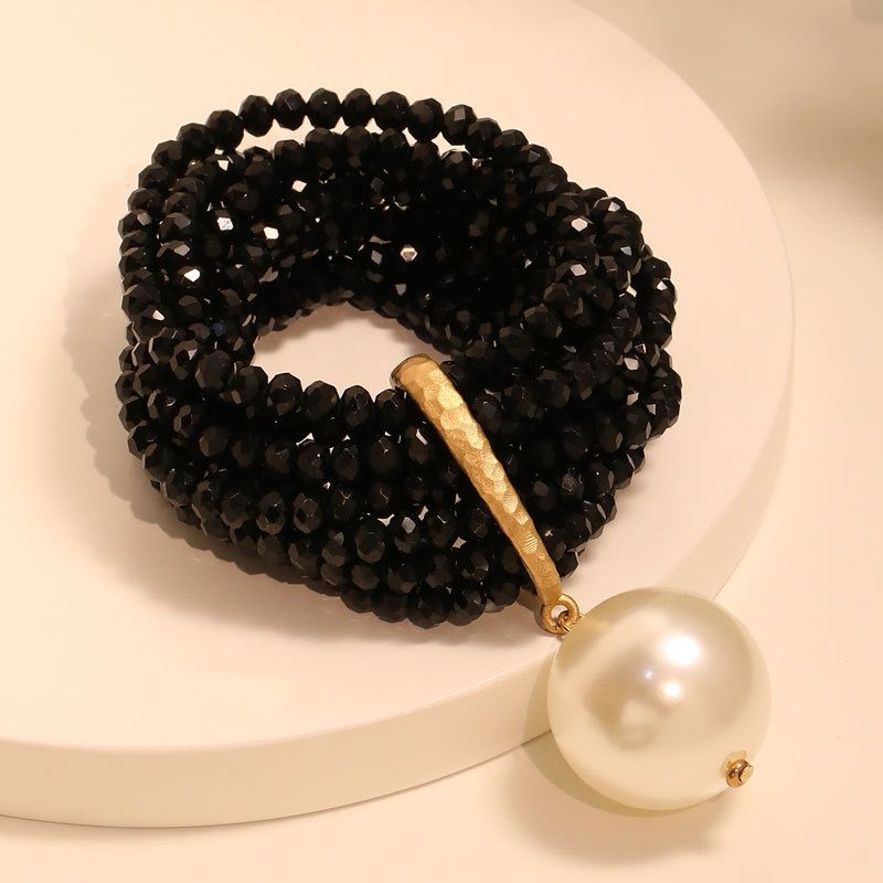 Onyx Pearl Bracelet