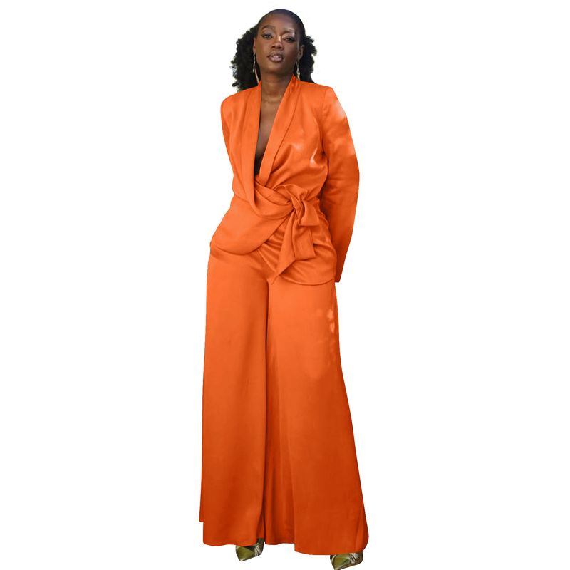 Citrus Satin Suit