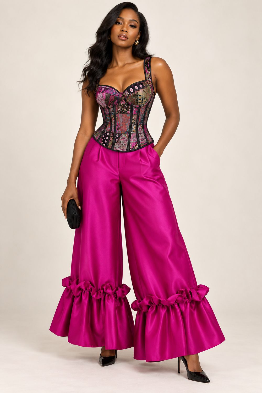 Accentuate Me Ruffle Trousers